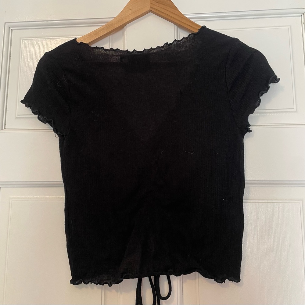 Urban Outfitter Ruched Tie Top - Picture 3 of 3